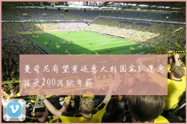 曼奇尼有望重返意大利国家队愿意接受200万欧年薪